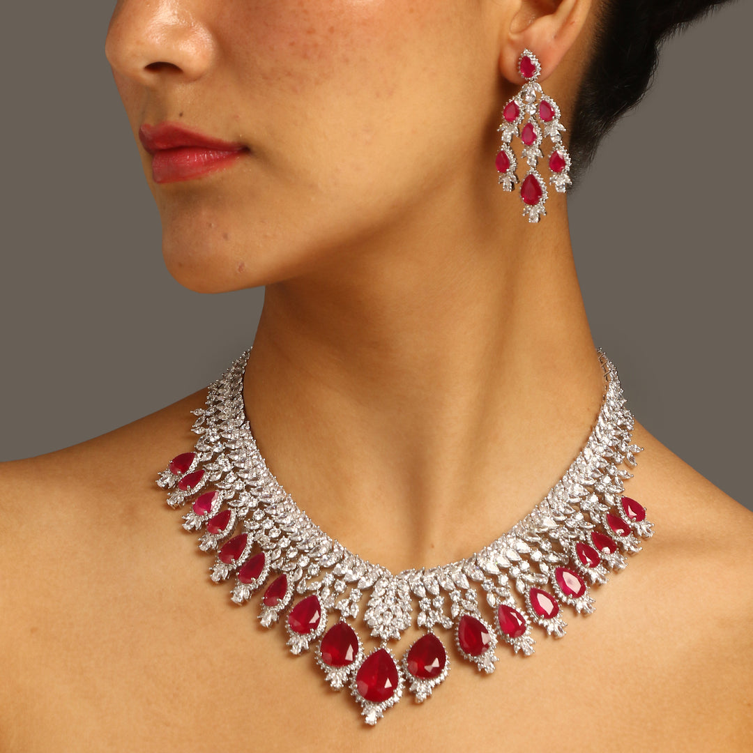 Azaria Diamond Necklace Set