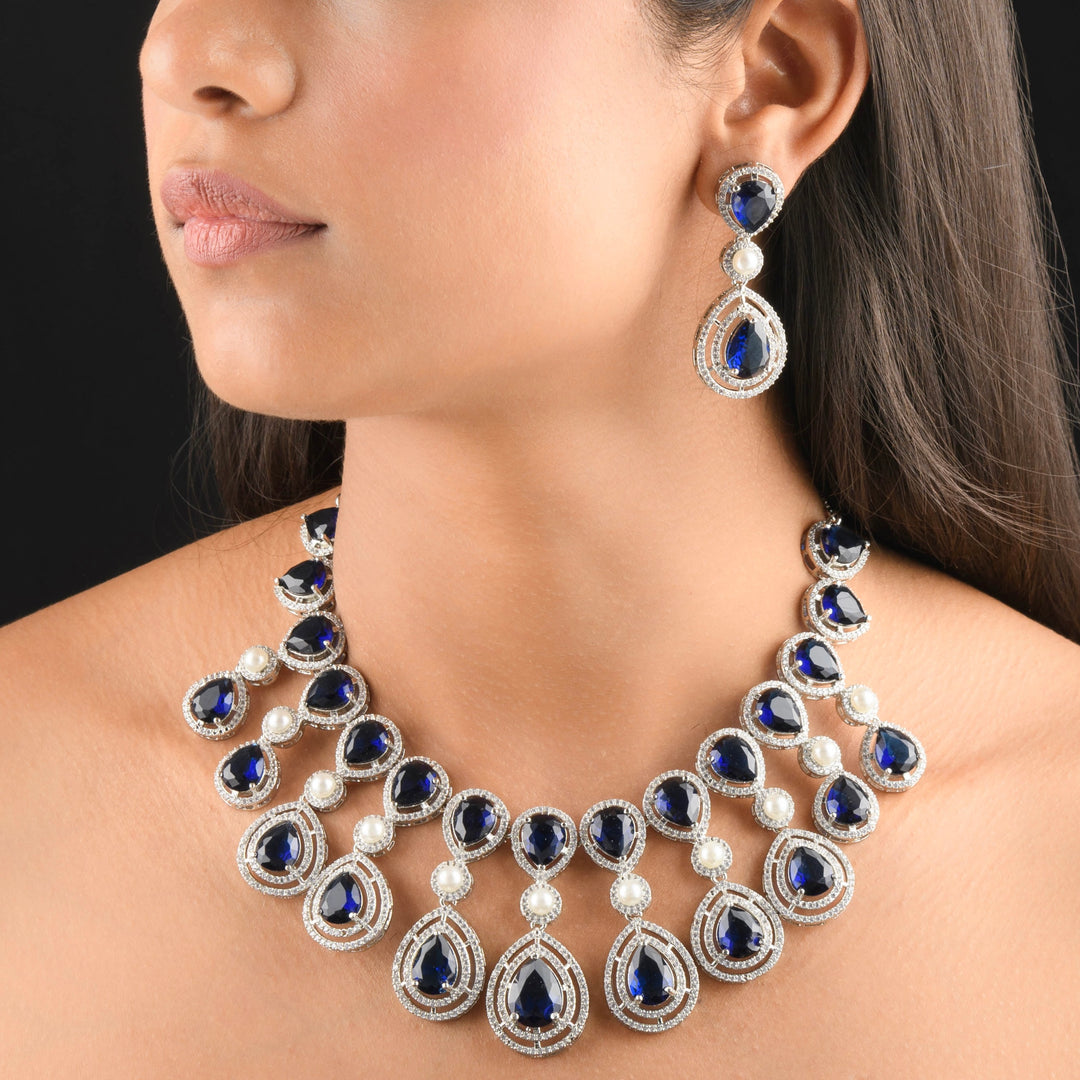 Aalia Diamond Necklace Set