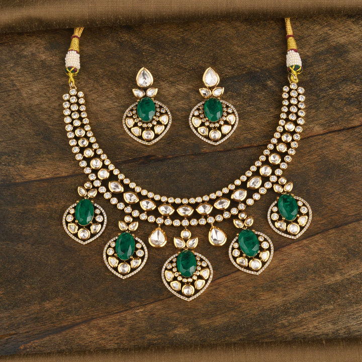 Indiana Polki Necklace Set
