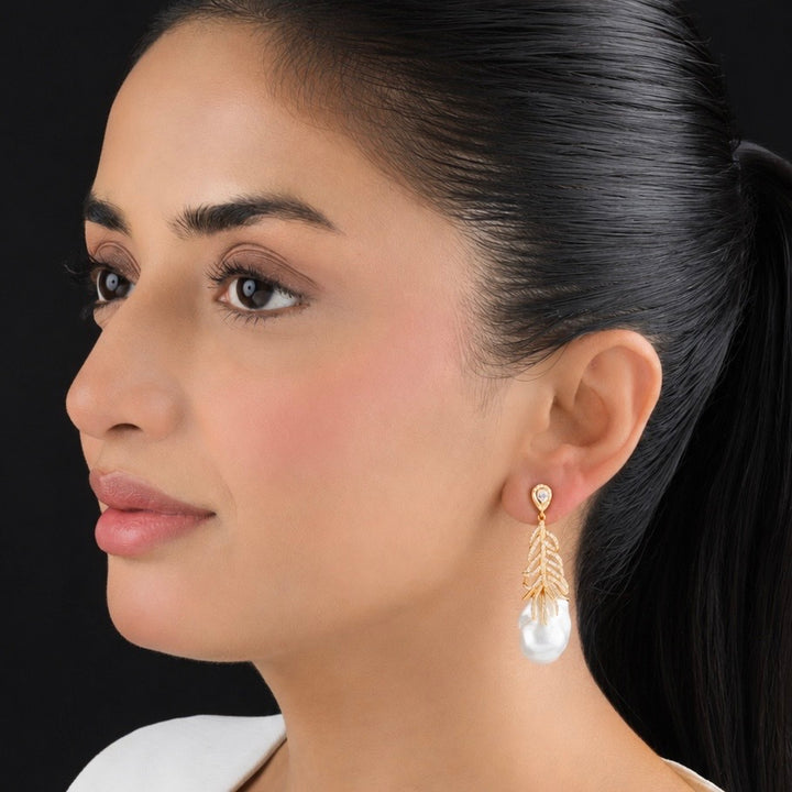 Mor-pankh Diamond Earrings
