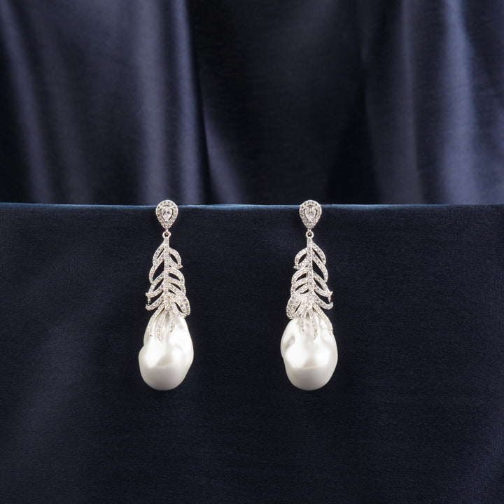 Mor-pankh Diamond Earrings