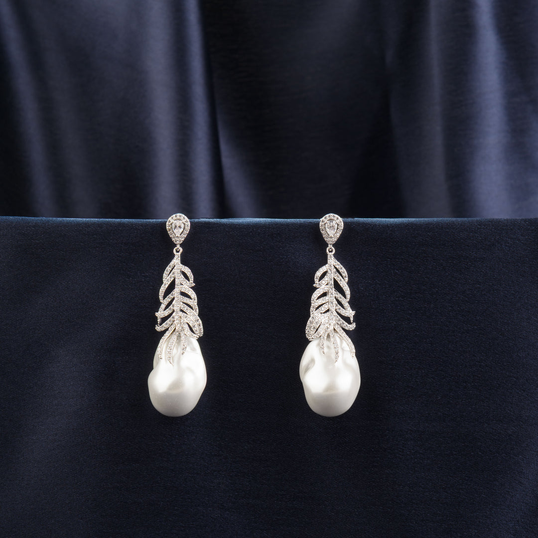 Mor-pankh Diamond Earrings