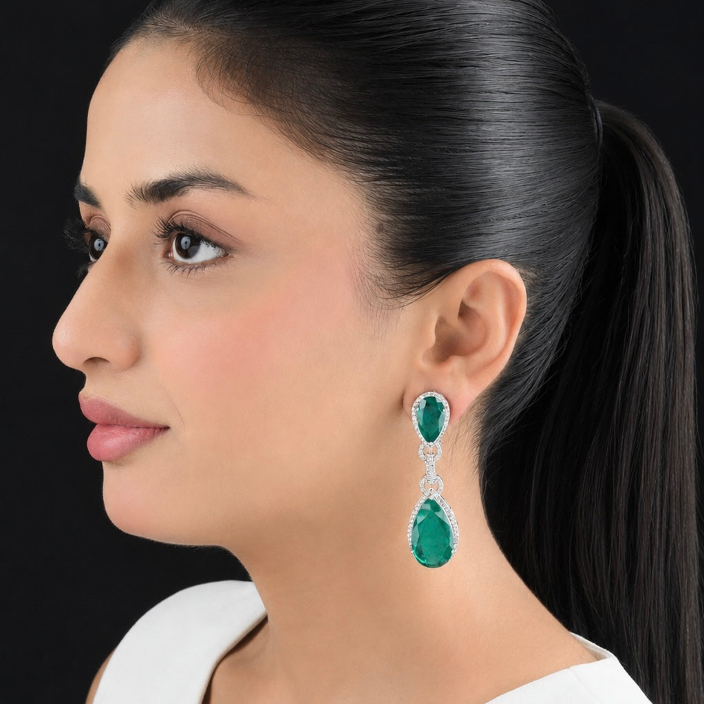 Aisle Emerald Earrings