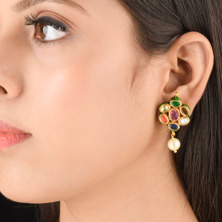 Tanvi Navratan Earrings