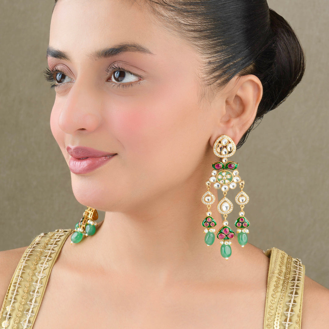 Mahira Polki Earrings