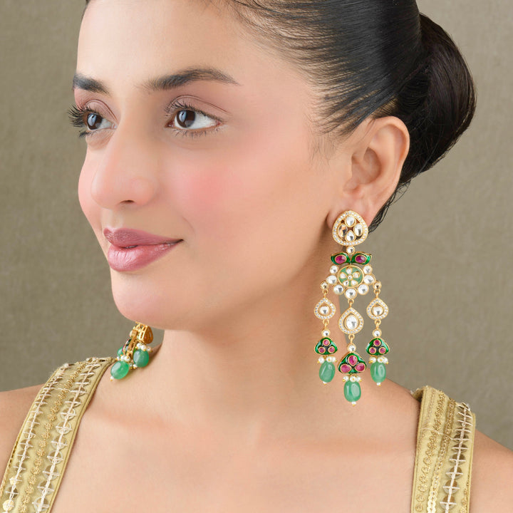 Mahira Polki Earrings