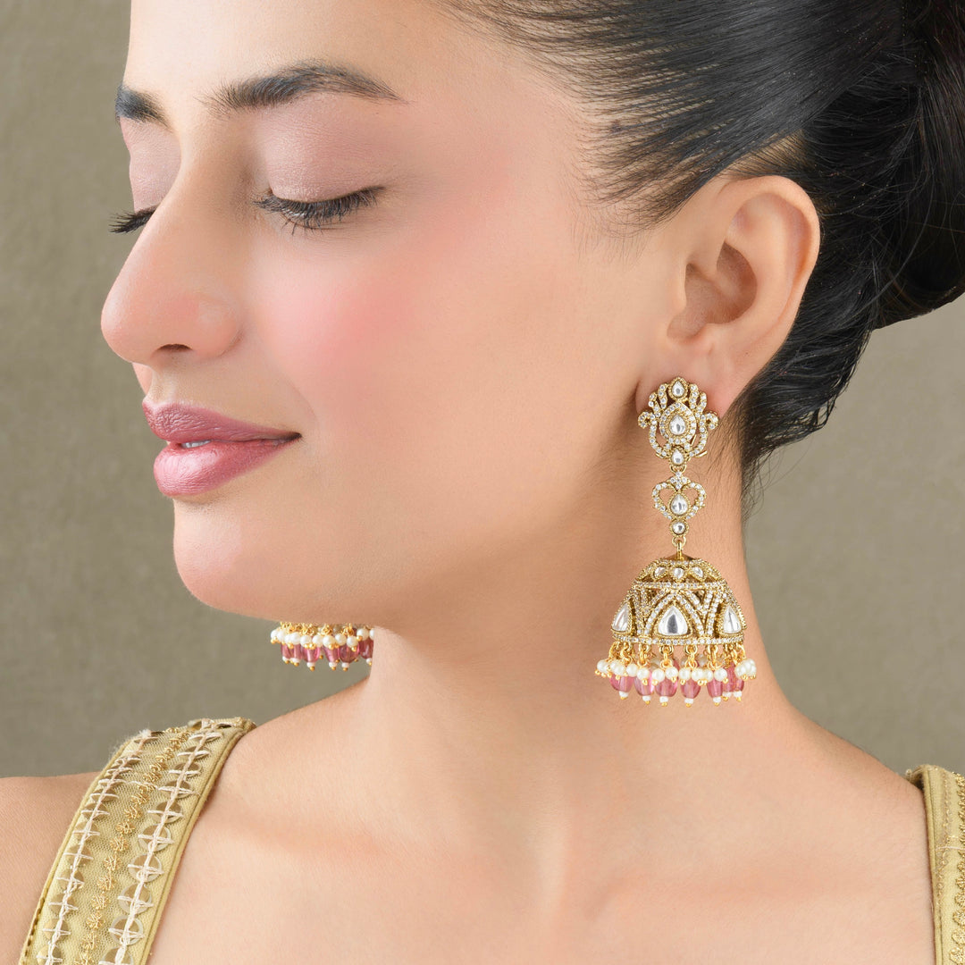 Vanya Polki Jhumkas