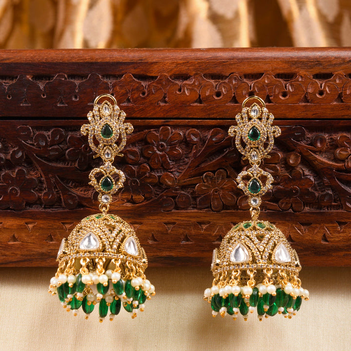 Vanya Polki Jhumkas