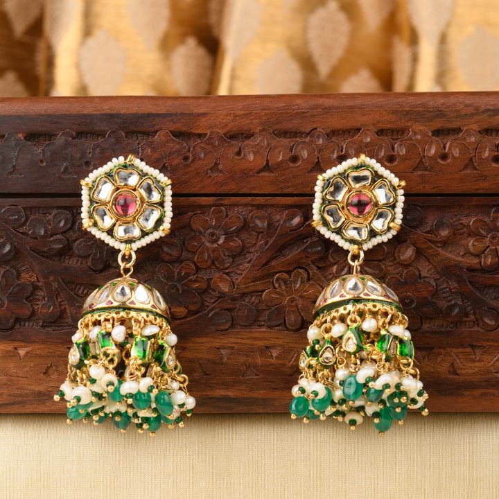 Parnika Polki Jhumkas