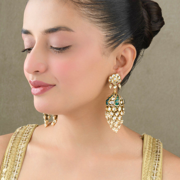 Noor Polki Jhumkas