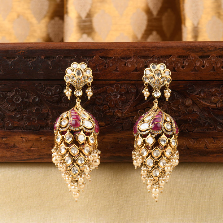 Noor Polki Jhumkas