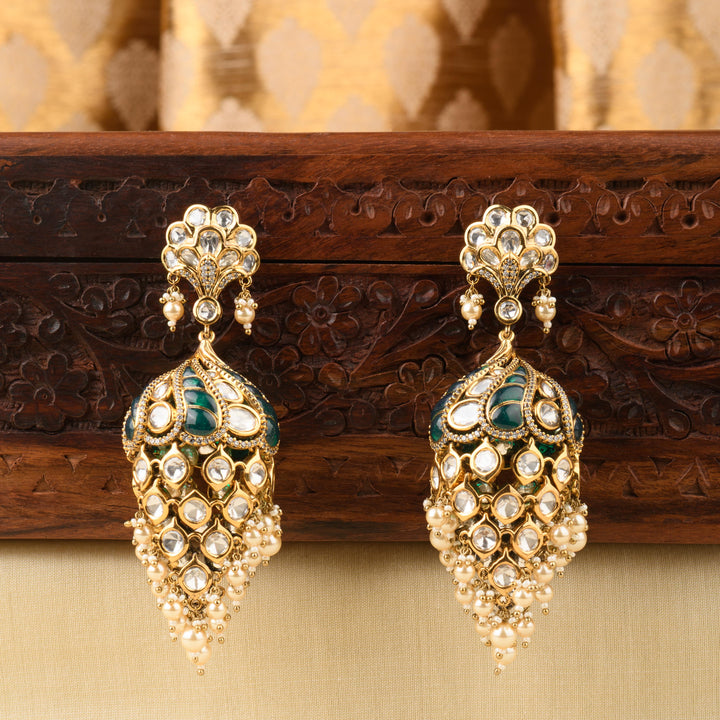 Noor Polki Jhumkas