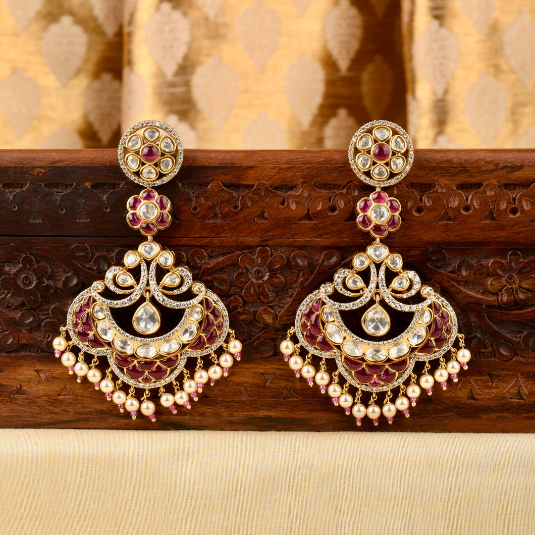 Gulzar Polki Chandbali