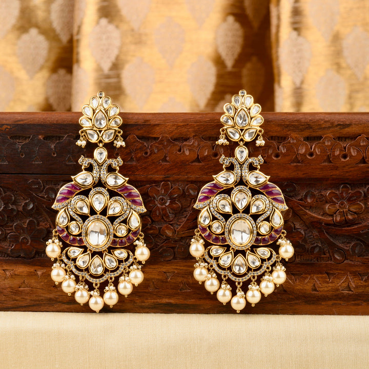 Rameen Polki Chandbali