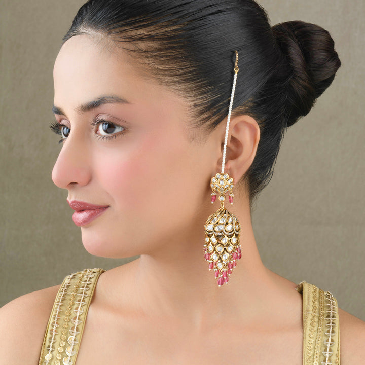 Saba Polki Jhumkas