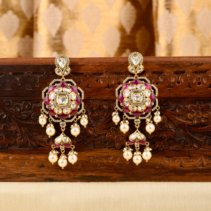 Aleena Polki Earrings