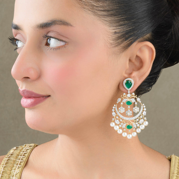 Ruhia Pearl Chandbali