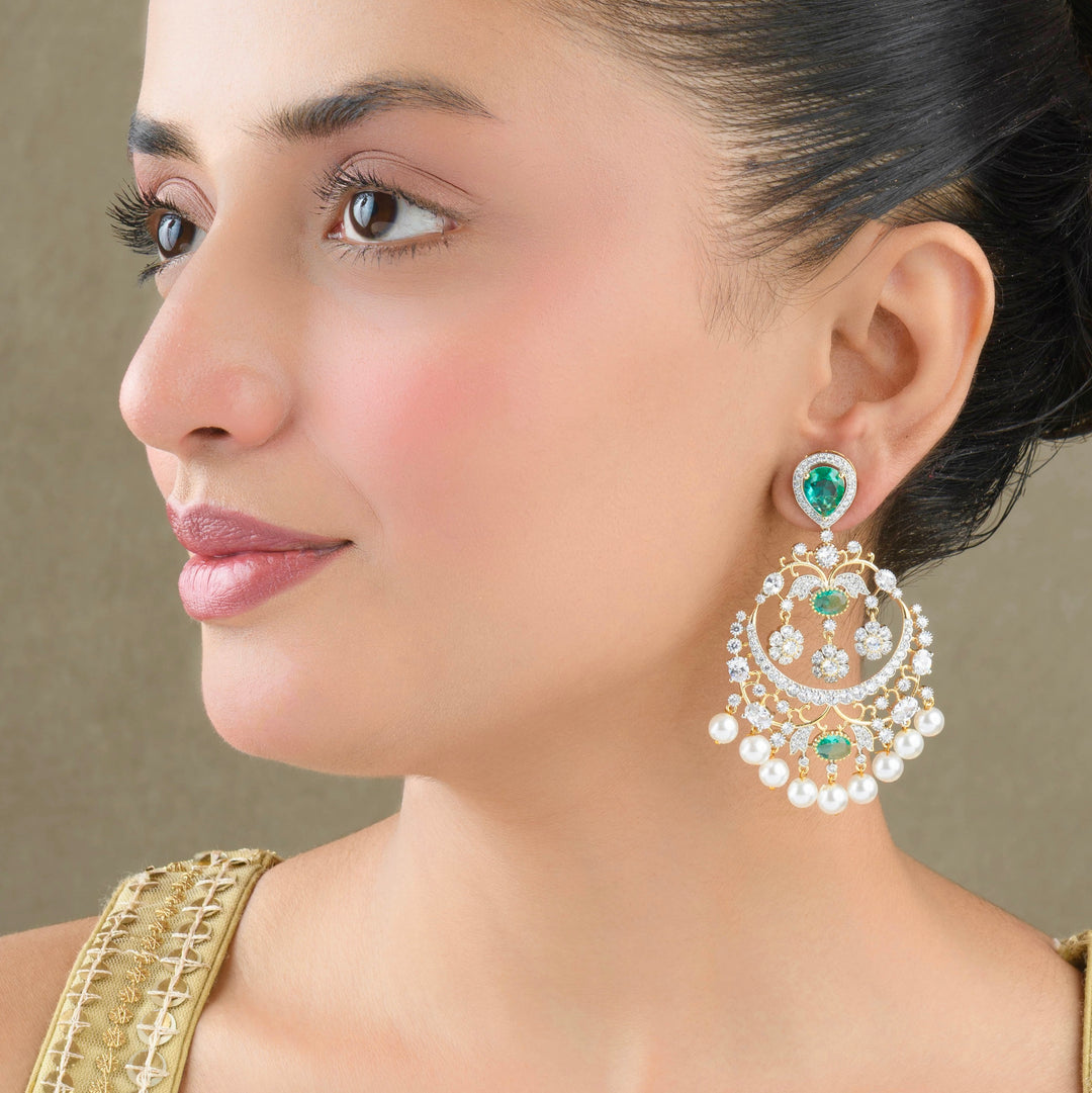 Ruhia Pearl Chandbali
