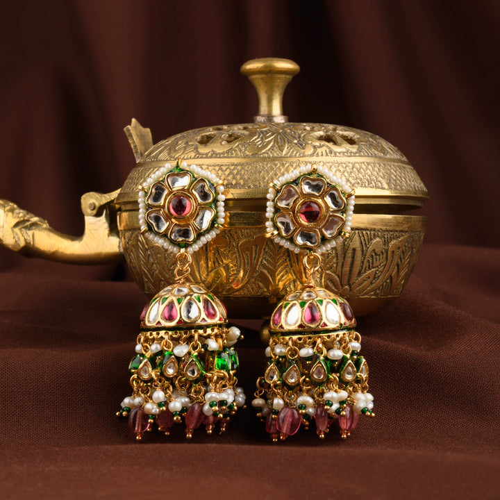 Raisha Polki Jhumkas