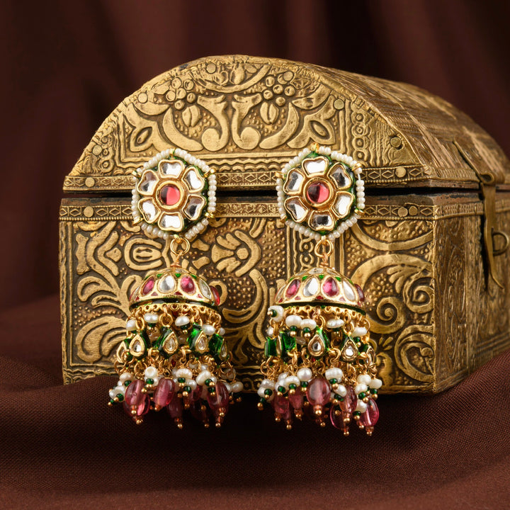 Raisha Polki Jhumkas