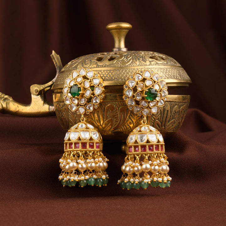 Sania Polki Jhumkas