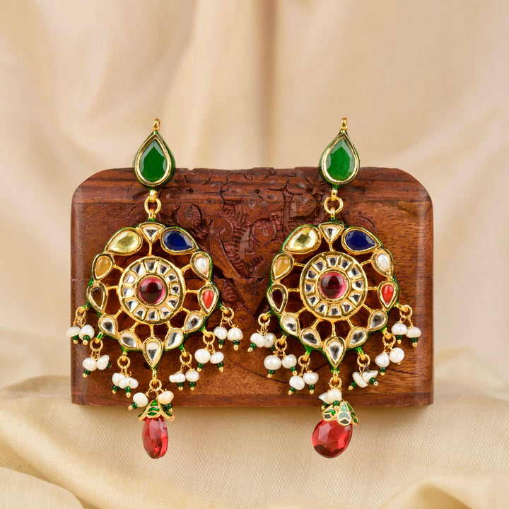 Shloka Navratan Earrings