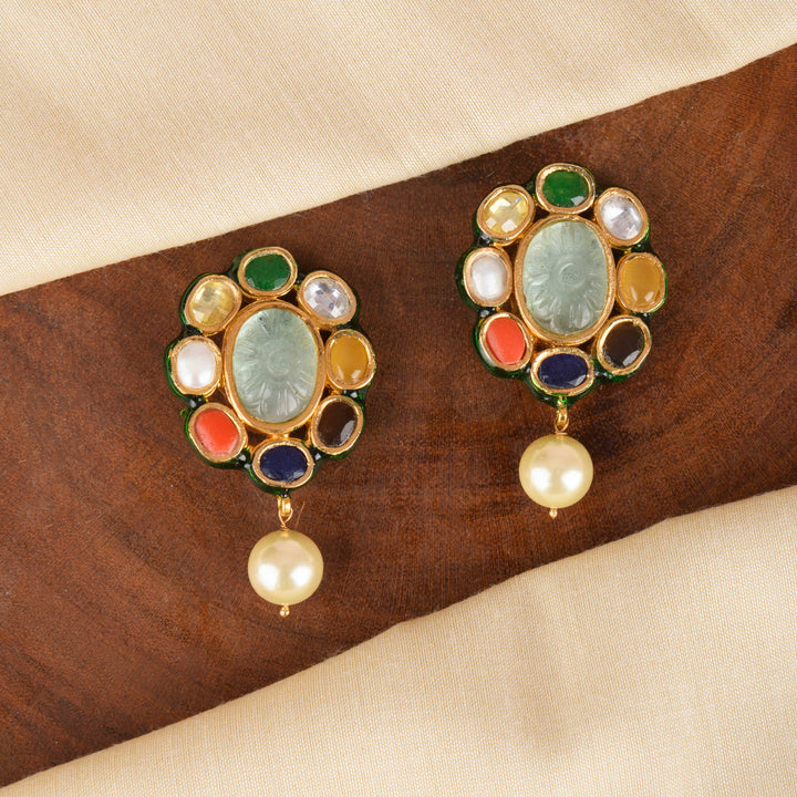 Aarfa Navratan Earrings