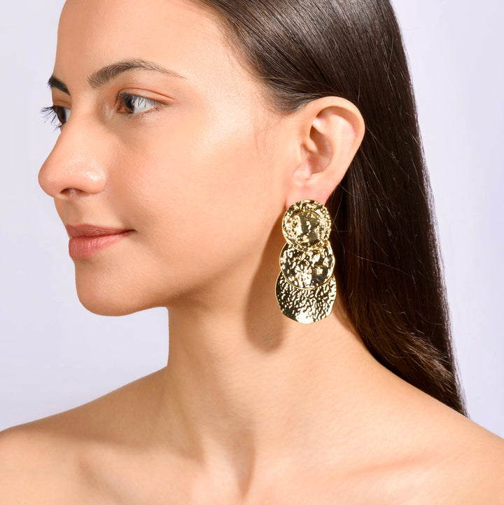 Savvy Hammered Earrings