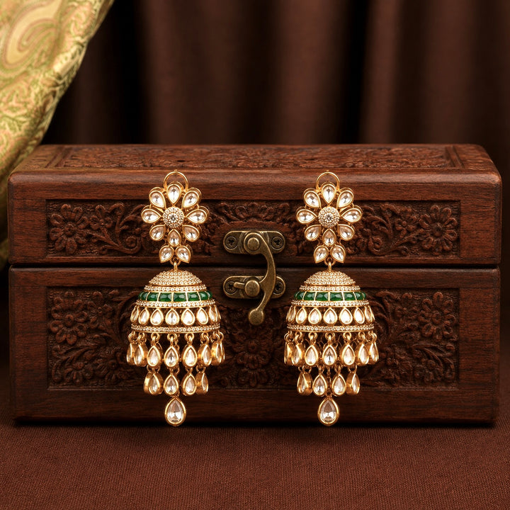 Ritika Polki Jhumkas