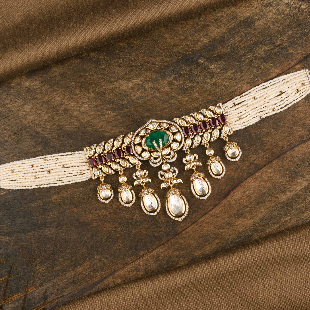 Kaveri Polki Choker Set
