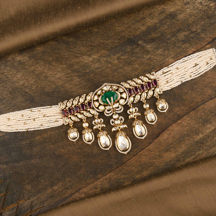 Kaveri Polki Choker Set