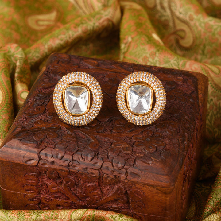 Aazra Polki Studs