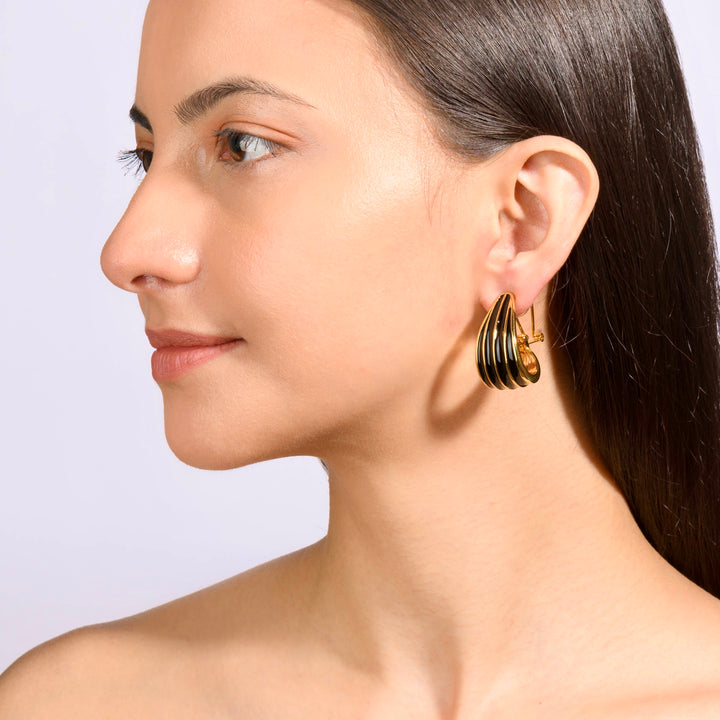 Esra Enamel Earrings