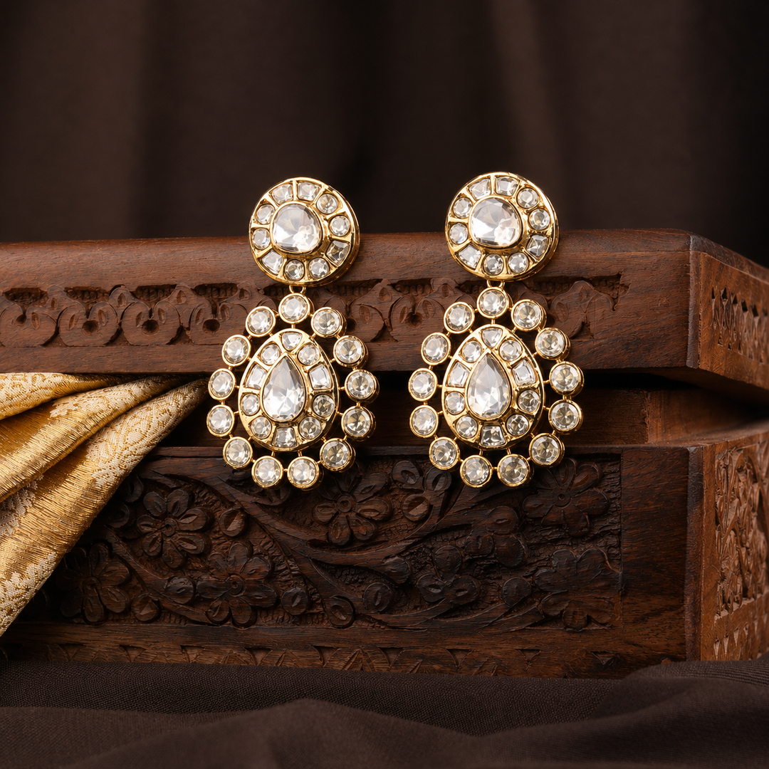Ishi Polki Earrings