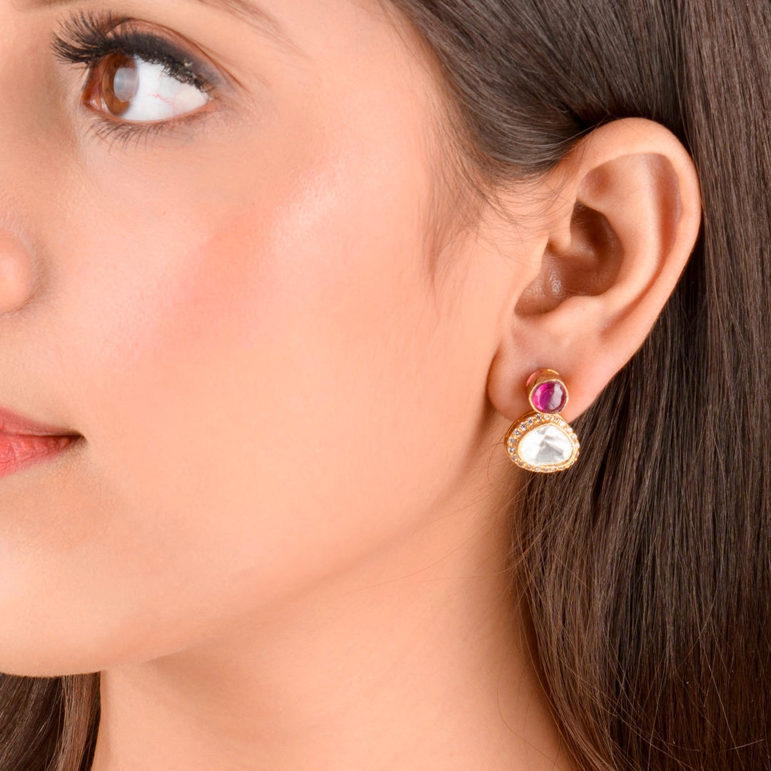 Raha Polki Earrings