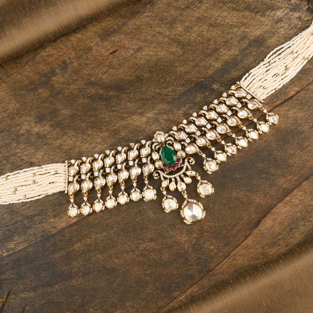 Aditi Polki Choker Set