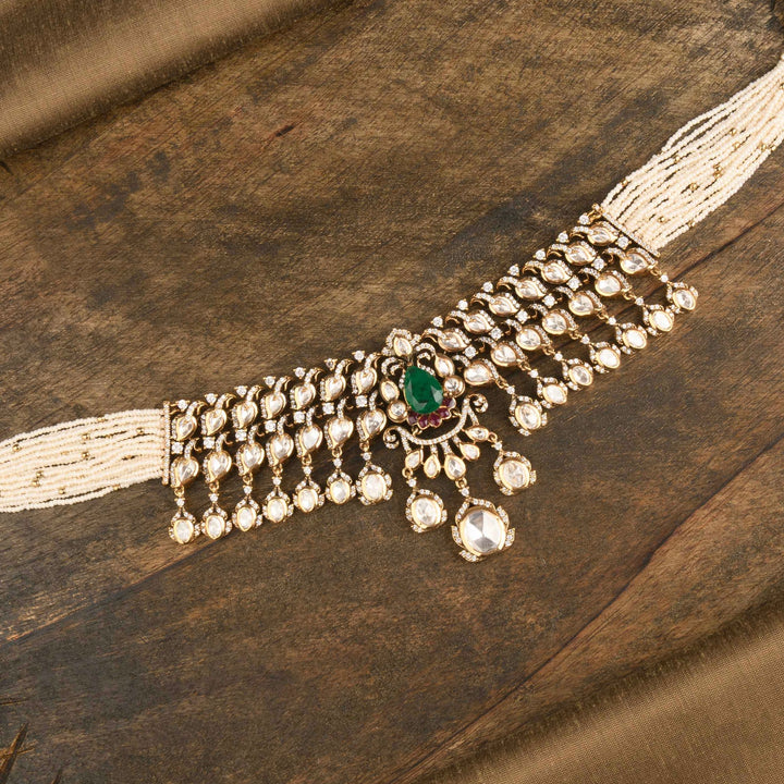 Aditi Polki Choker Set