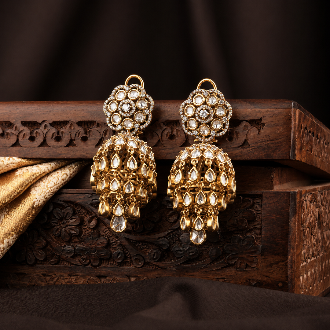 Surbhi Polki Jhumkas