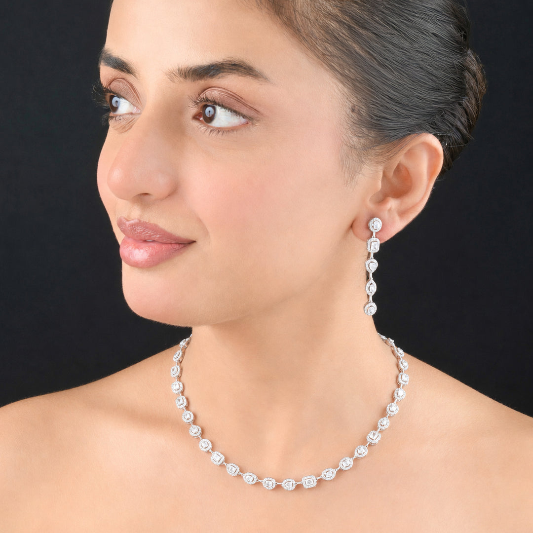 Adria Diamond Necklace Set