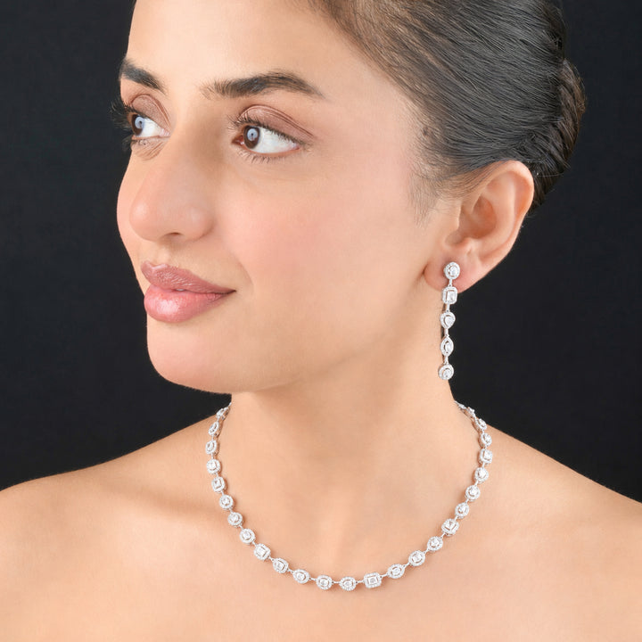 Adria Diamond Necklace Set