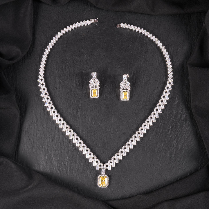 Ava Diamond Necklace Set