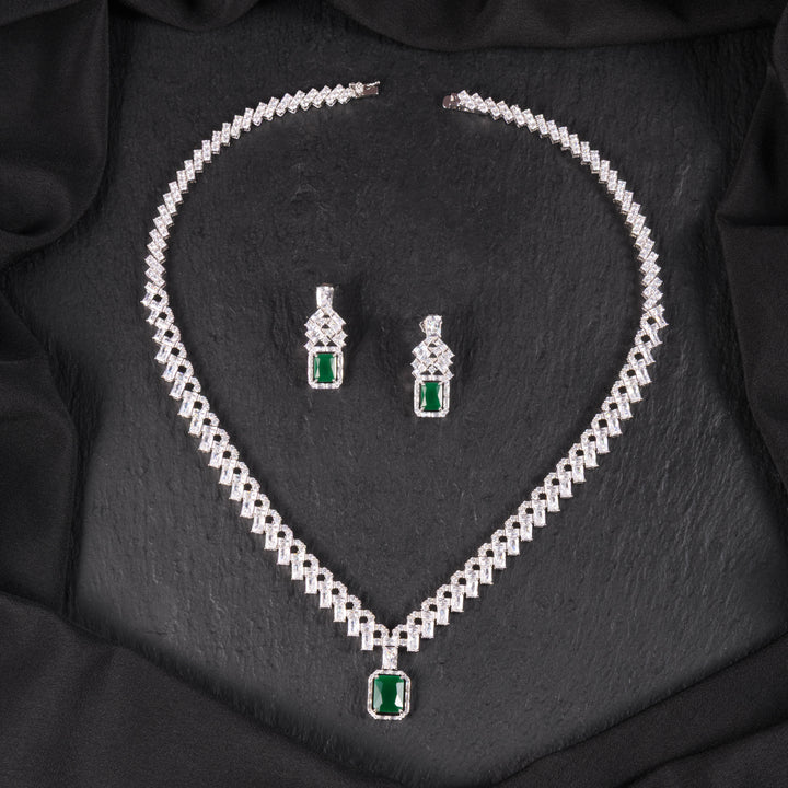Ava Diamond Necklace Set