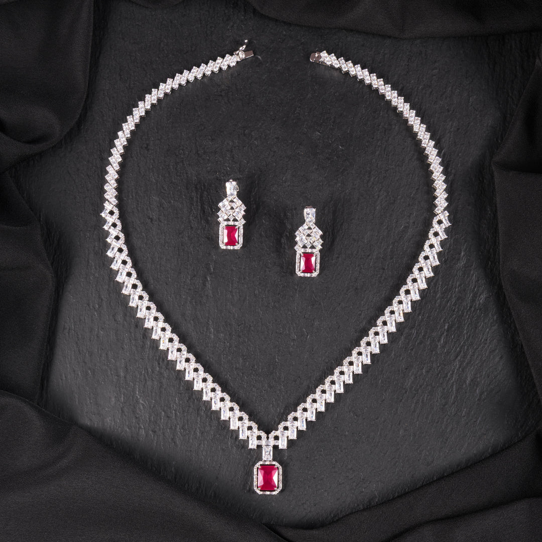 Ava Diamond Necklace Set