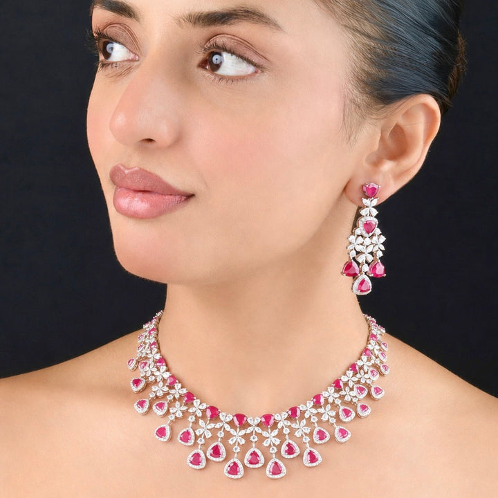 Sophia Diamond Necklace Set