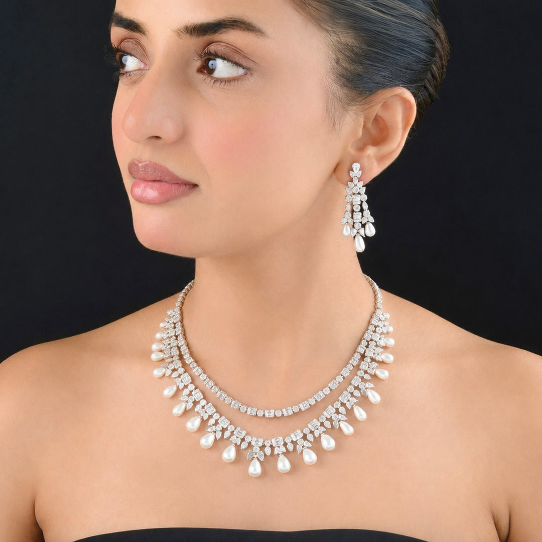 Clara Diamond Necklace Set