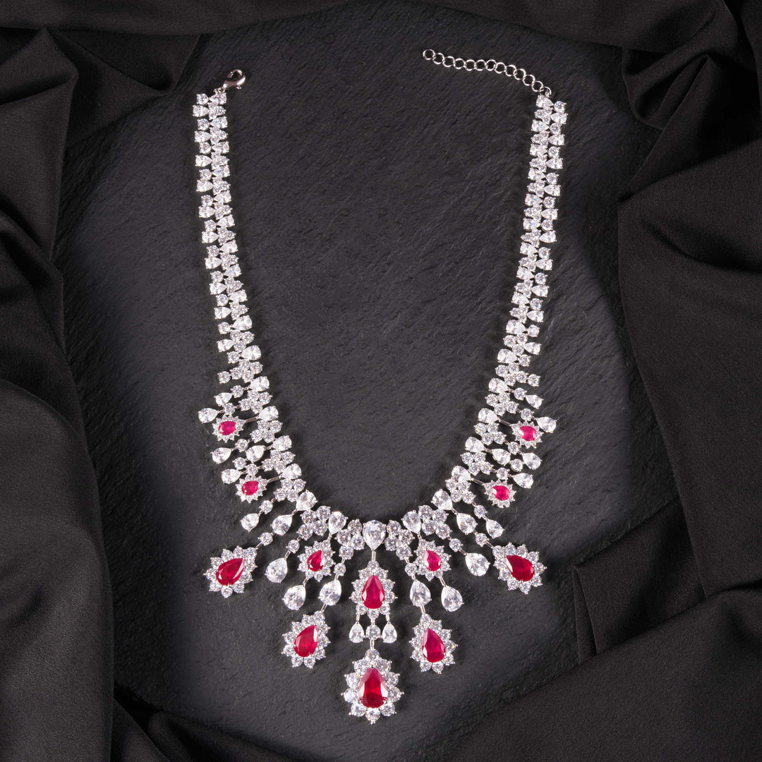 Aurora Diamond Necklace Set
