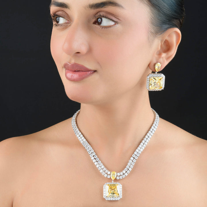 Eleanor Diamond Necklace Set