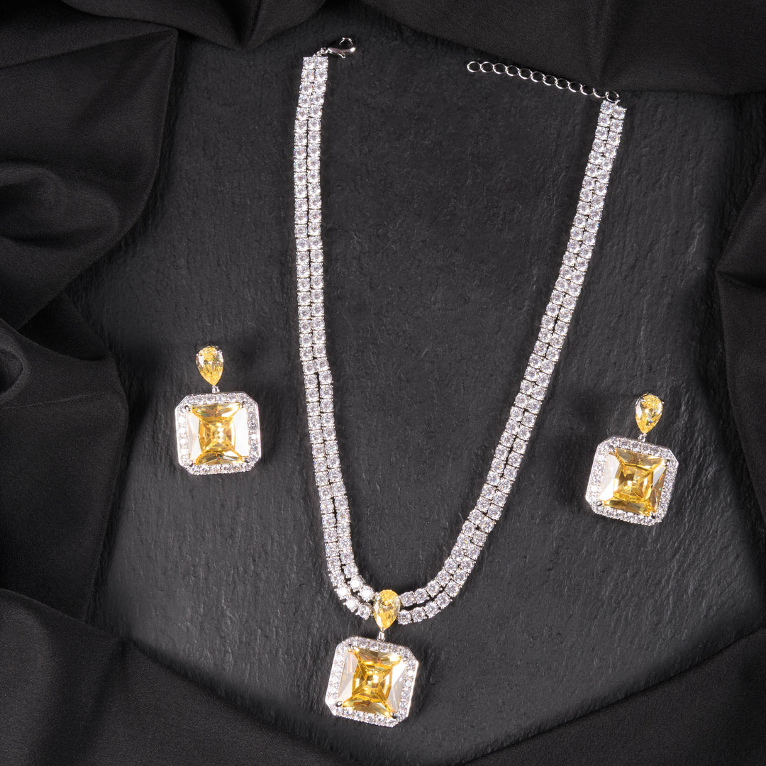 Eleanor Diamond Necklace Set