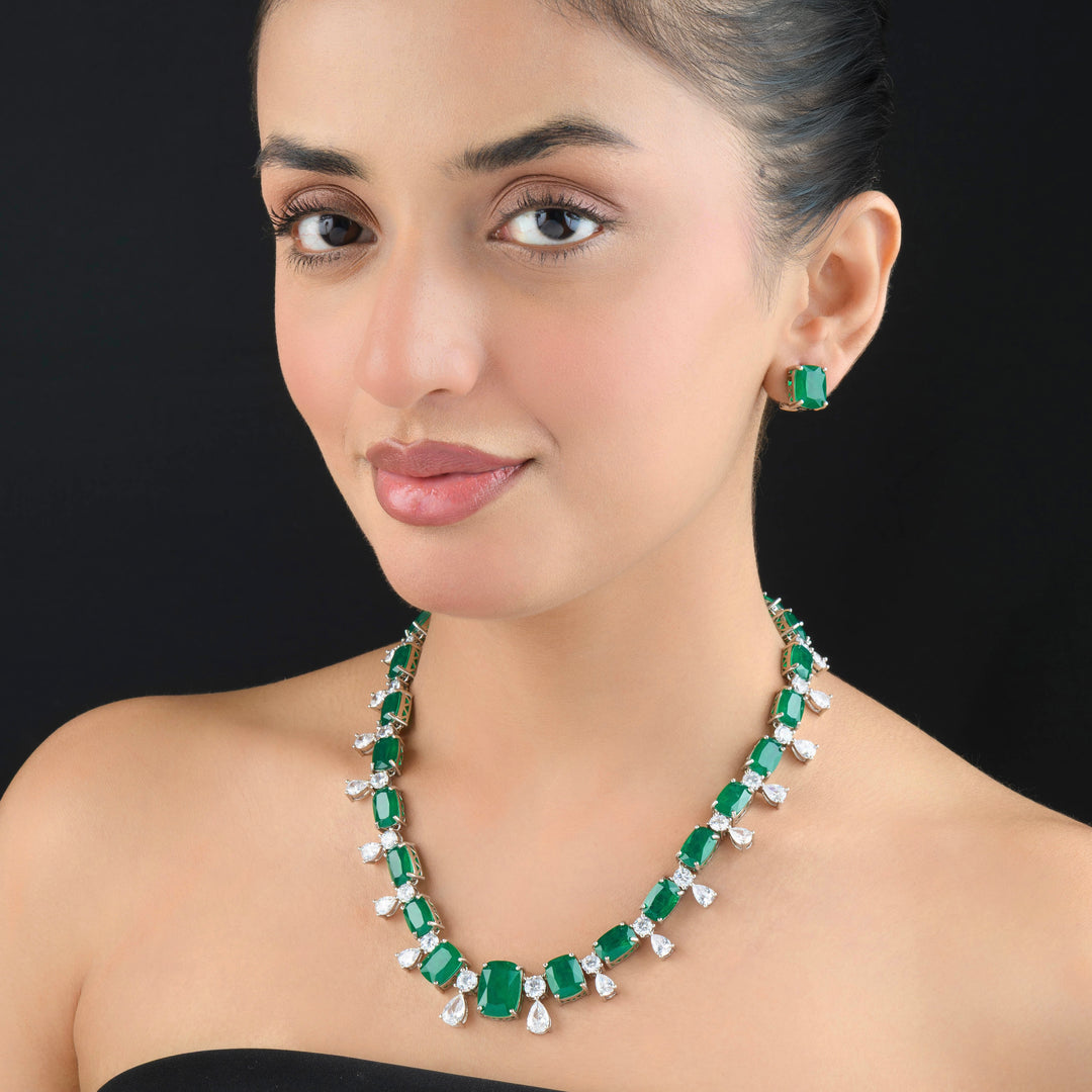 Rosalind Diamond Necklace Set