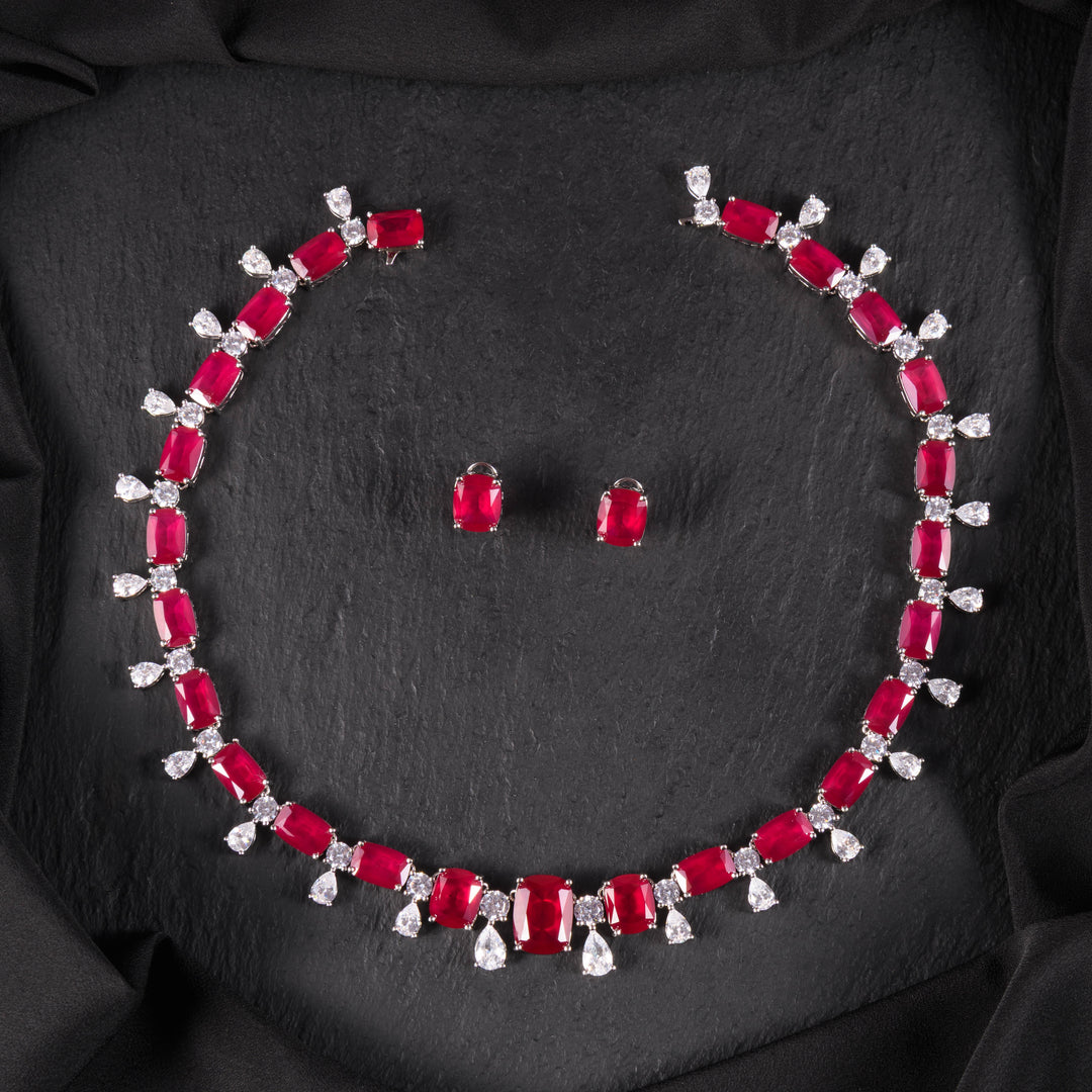 Rosalind Diamond Necklace Set